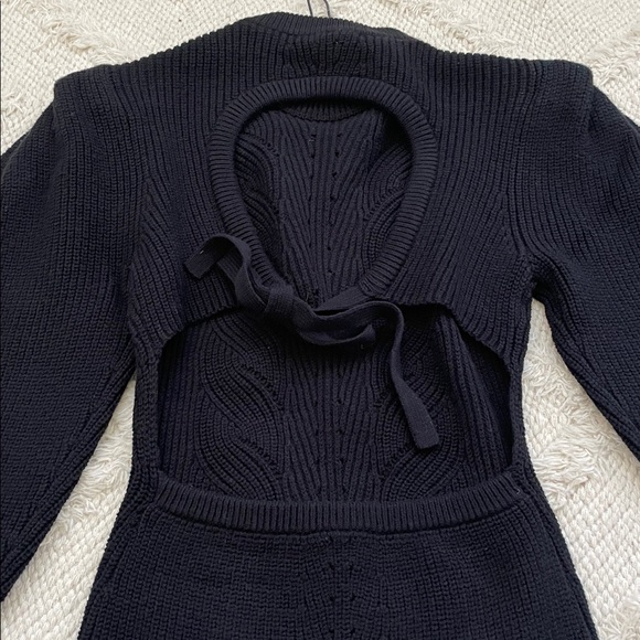 Rebecca Minkoff Daisy Long Sleeve Sweater Mini Dress - Picture 6 of 6